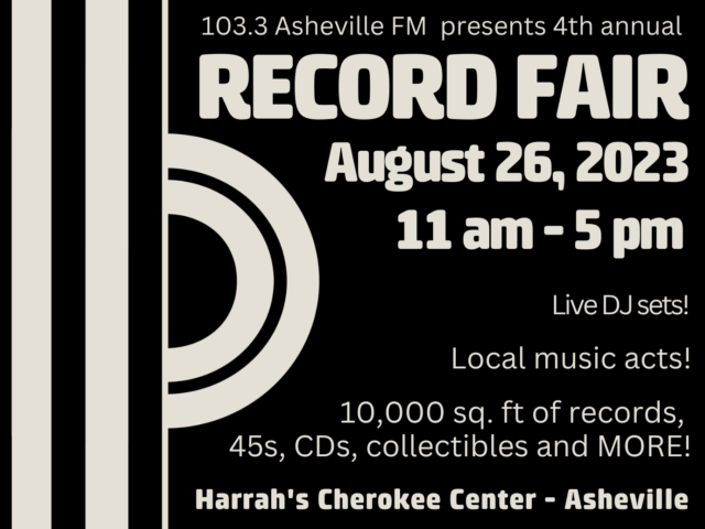 Asheville FM Vinyl Record Fair